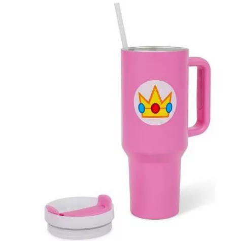 Tumbler (40 oz): Super Mario: Peach Icon - Pyramid America
