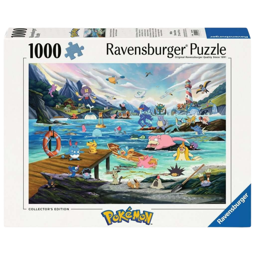 Puzzle: Pokémon Breakout #3: Vaporeon, Marine (1,000 Pieces) - Ravensburger