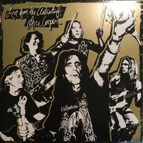 Alice Cooper - Live From The Astroturf (Glow-In-The-Dark LP Vinyl/DVD) & Live From The Astroturf (Apricoot LP Vinyl/DVD) & Live From The Astroturf (Gold LP Vinyl/DVD) & Billion Dollar Babies (50Th Anniversary/Deluxe/3LP) & Brutal Planet (2LP/45