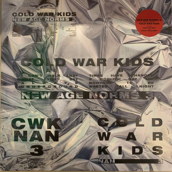 Cold War Kids - New Age Norms 3 & New Age Norms 2 - LP Vinyl Bundle