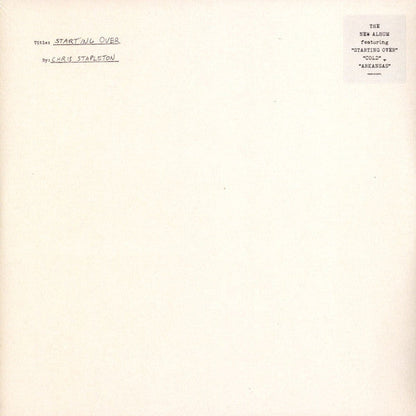 Chris Stapleton - Starting Over (2LP/180G) & From A Room: Vol.1