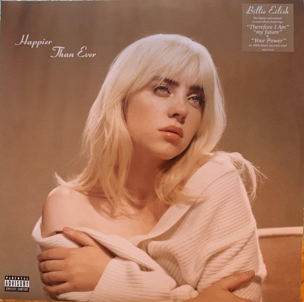 Billie Eilish - Happier Than Ever (X) (2LP) & Happier Than Ever (2LP/Recycled Vinyl/Rainbow Foil Jacket) (Rsd) & Billie Eilish - Dont Smile At Me (Black LP Vinyl)