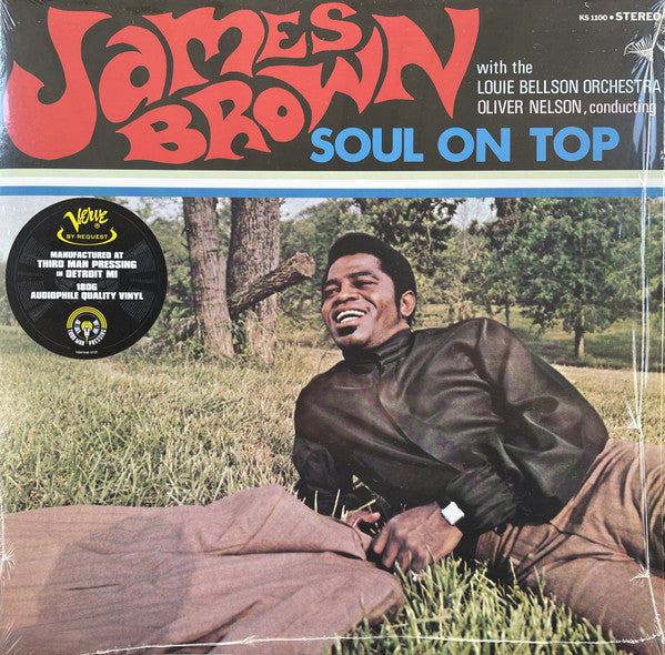 This LP Vinyl is brand new.Format: LP VinylMusic Style: Big BandThis item's title is: Soul On Top (Verve By Request Series)Artist: James BrownLabel: VERVEBarcode: 602445991594Release Date: 1/13/2023
