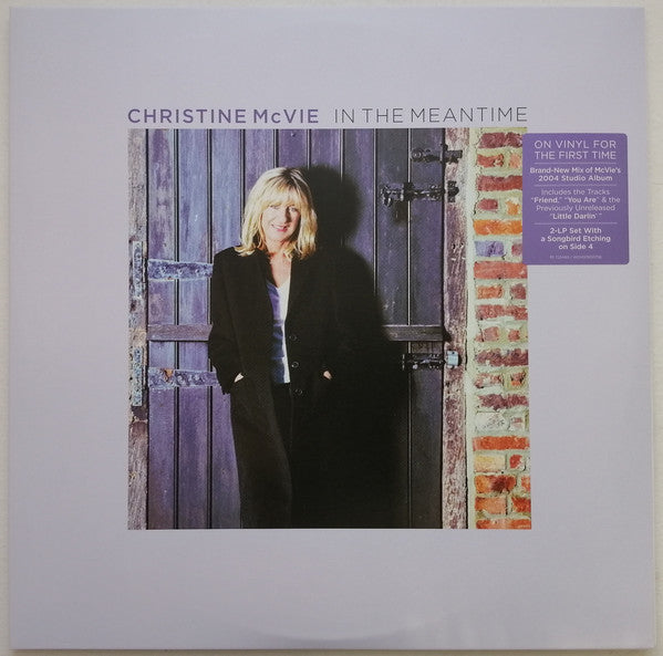 This LP Vinyl is brand new.Format: LP VinylThis item's title is: In The Meantime (2LP)Artist: Christine McvieBarcode: 603497830756Release Date: 11/3/2023