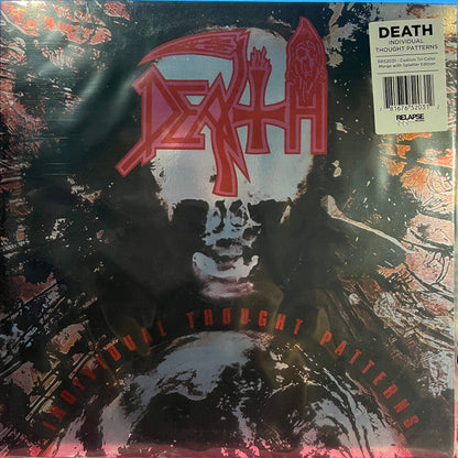 Death - Leprosy Reissue (Hot Pink, Bone White & Blue Jay Tri Color Merge With Splatter LP Vinyl) & Spiritual Healing - Reissue (Red, Cyan Blue & Black Tri Color Merge With Splatter LP Vinyl) & Individual Thought Patterns - Reissue (Hot Pink, Bone