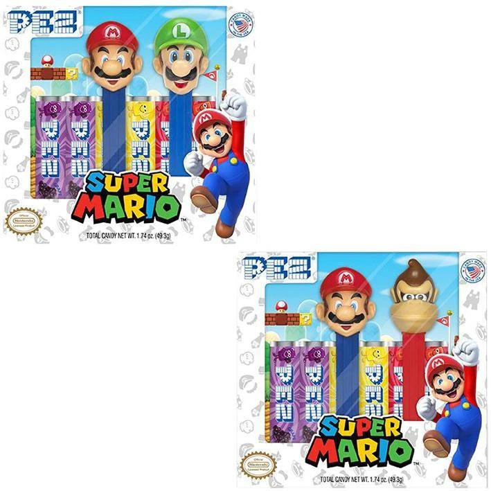 PEZ: Super Mario Twin Pack (Mario & Luigi or Donkey Kong)