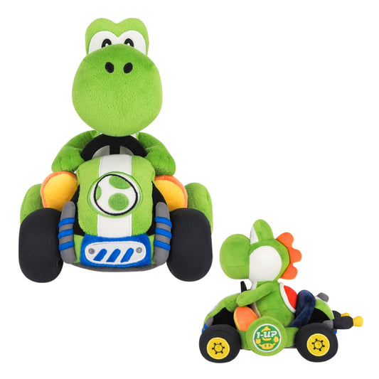 Super Mario Plush: Mario Kart World Yoshi: 9-inch - Little Buddy