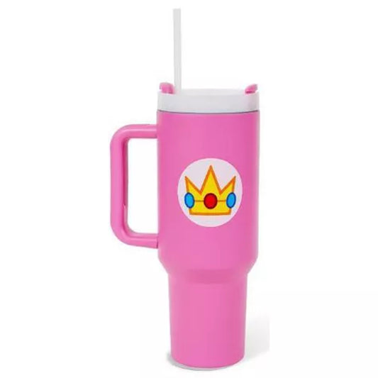 Tumbler (40 oz): Super Mario: Peach Icon - Pyramid America