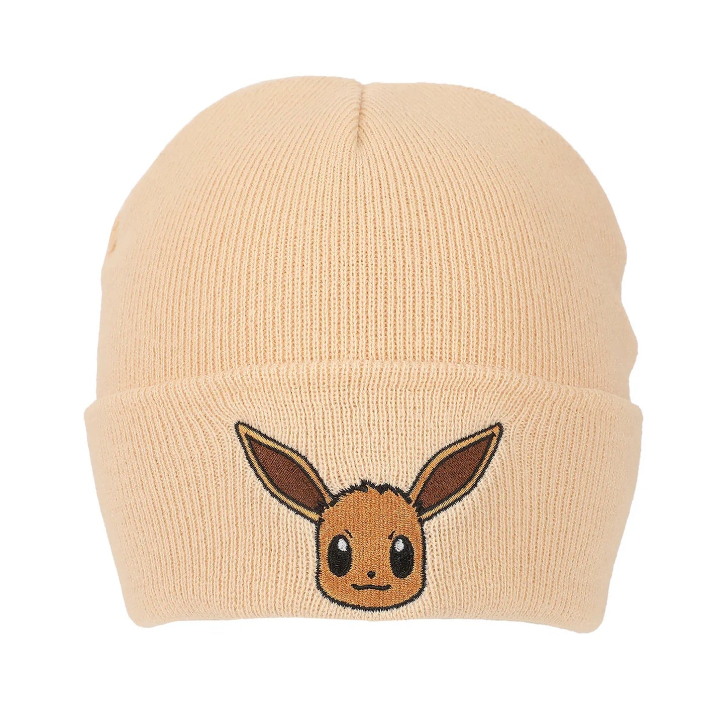 Beanie Ribbed Knit: Pokemon - Embroidered Eevee