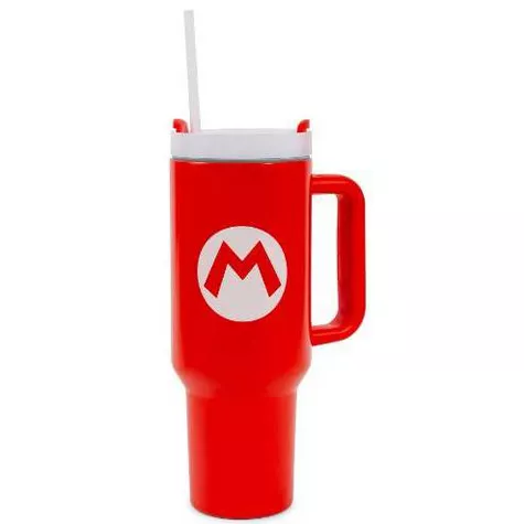 Tumbler (40 oz): Super Mario: Mario Icon - Pyramid America