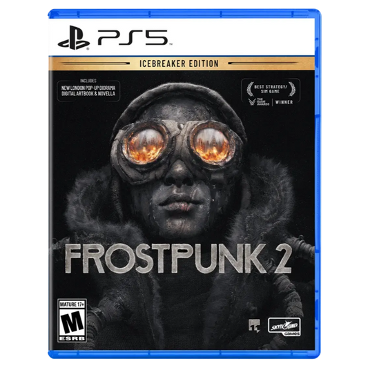 This is brand new.Frostpunk 2 elevates the city-survival genre to a new level. Take the role of a Steward and lead your city through a cascade of calamities taking place in a postapocalyptic, snowy setting. Build large city districts with their string of endless needs and demands.