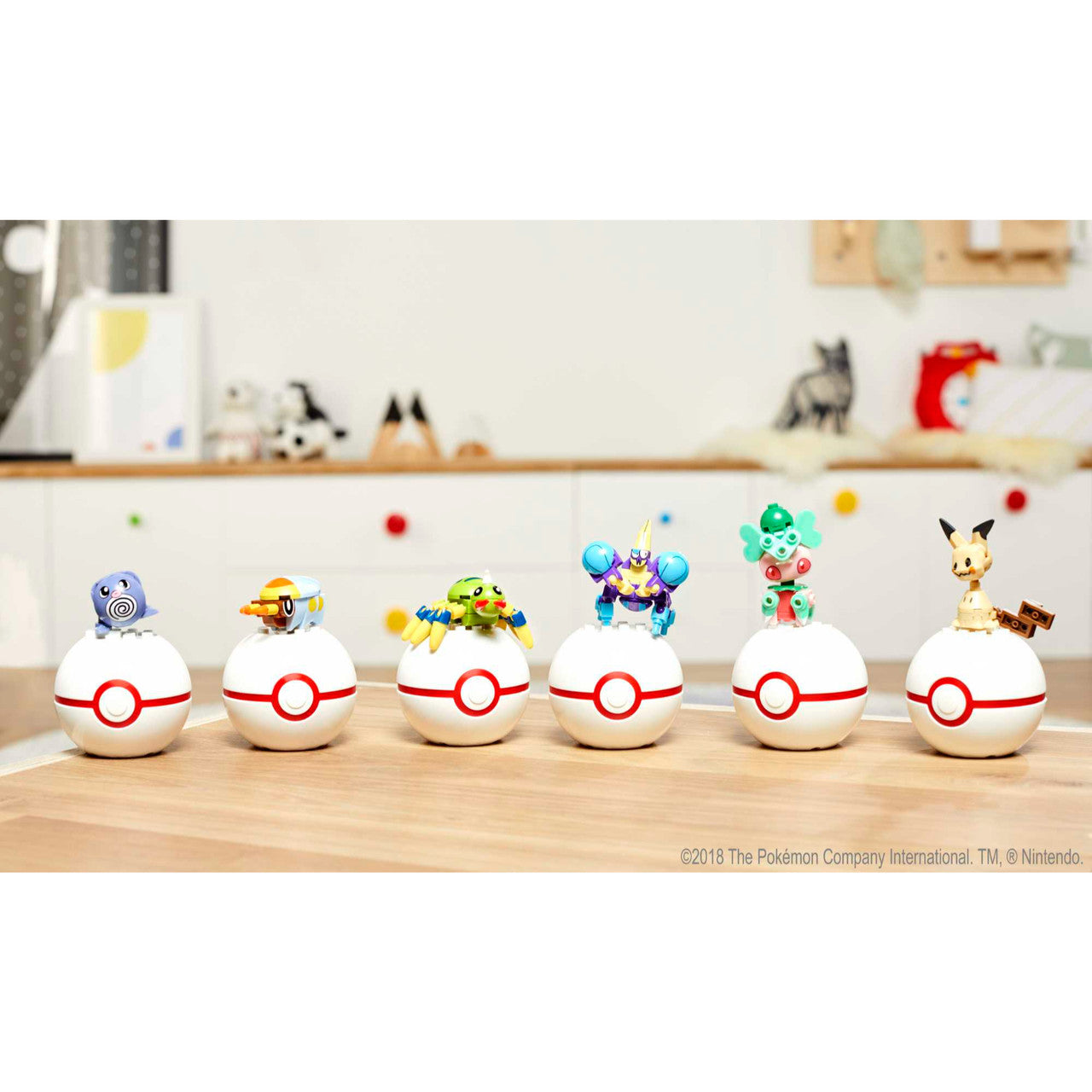 This is brand new.Build the power that's inside with Mudkip, Torchic, Treecko, Alolan Meowth, Alolan Vulpix, and Alolan Ratata. Each building set comes with 1 buildable and poseable figure and its own Poké Ball with prongs for figure display. Choose your favorite or build every character in the series.