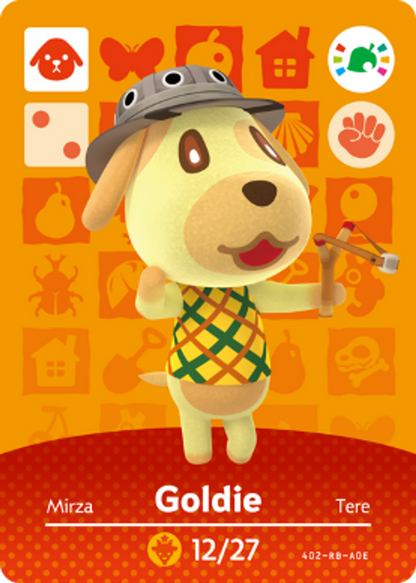 Animal Crossing amiibo Card 3pk - Rosie, Goldie, & Stitches