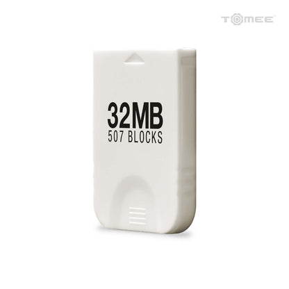 This is brand new.Take your games further with the Tomee 32MB Memory Card for Wii®/ GameCube® Equipped with 507 blocks of memory, the Tomee 32MB Memory Card for Wii®/ GameCube® can save or reload your game data on either console. Do not play your games without it.