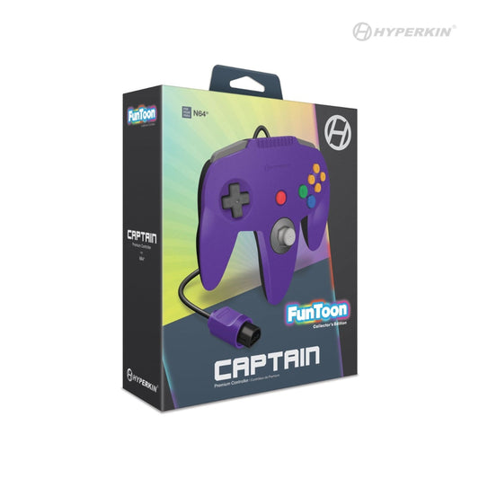N64 Controller Captain Premium: Rival Purple - Hyperkin