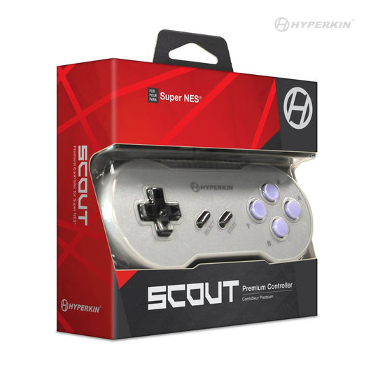 SNES Premium Controller Scout: Gray - Hyperkin