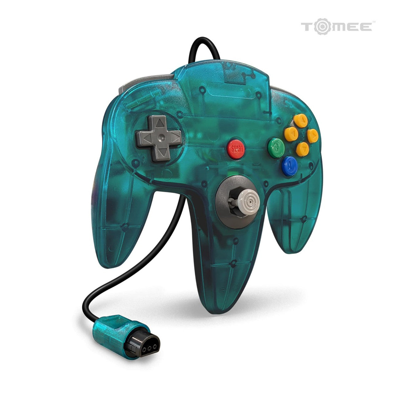 This is brand new.Bring back the nostalgia of classic gaming with the Tomee Controller for N64® in a vibrant turquoise finish. Designed for retro enthusiasts and new players alike, this controller delivers the authentic N64® experience with a modern touch.