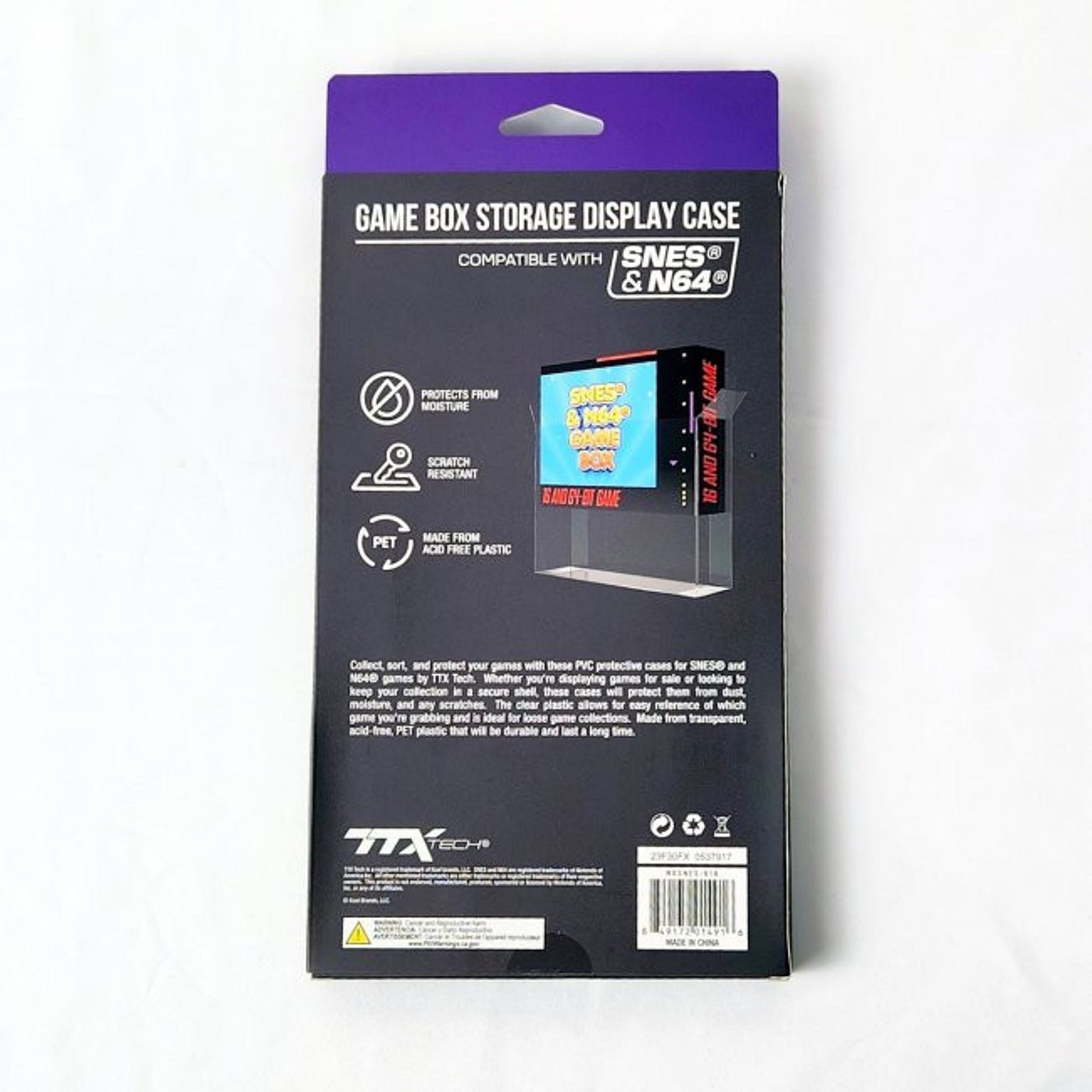 Game Box Storage Display Case: SNES/N64 Games (10) - TTX