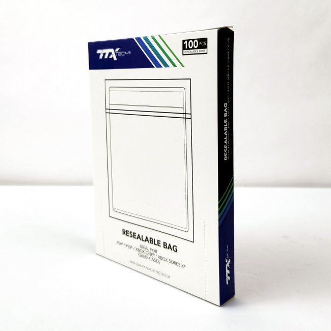 Resealable Media Bags: DVD Case - Clear (100)