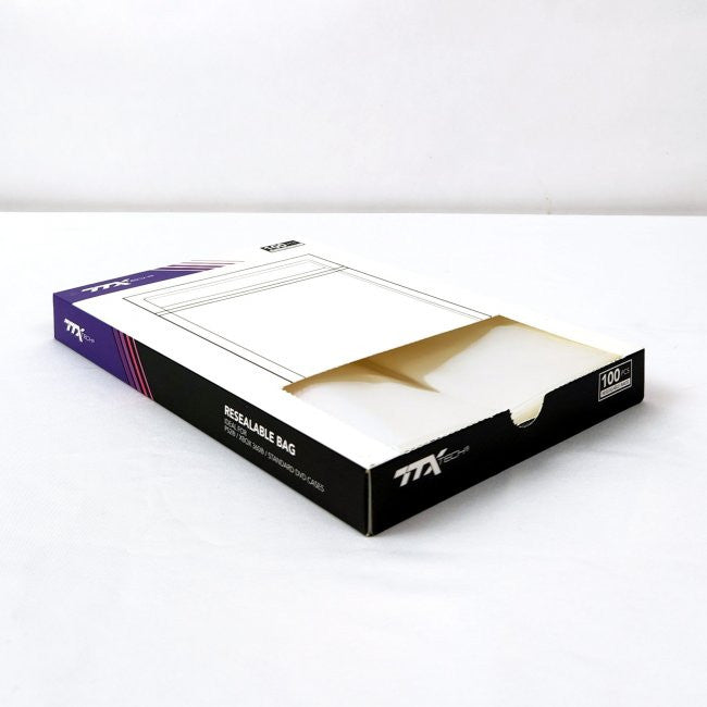 Resealable Media Bags: DVD Case - Clear (100)