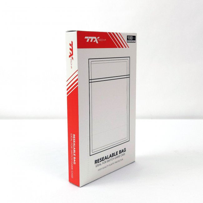 Resealable Media Bags: Switch - Clear (100)