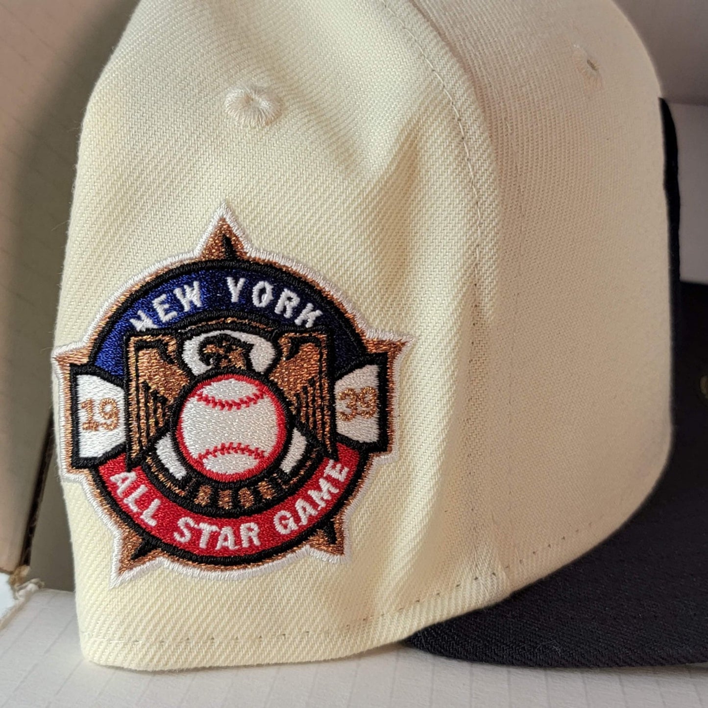 2 Tone Yankees White Navy New Era 1939 All Star Hat 7 3/4