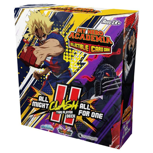Image of My Hero Academia CCG: 2-Player Clash Deck: AM v AFO from the brand Jasco Games with the barcode 850034738208.