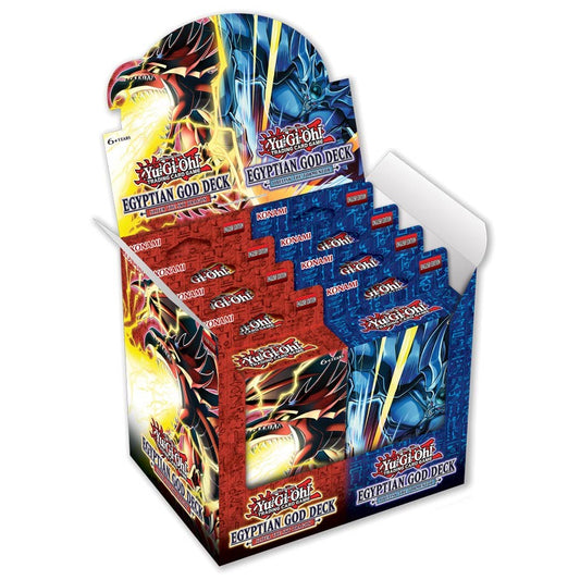 Image of Pre Order Yu-Gi-Oh: Egyptian God Deck Disp from the brand Konami Digital Entertainment with the barcode 083717860679.